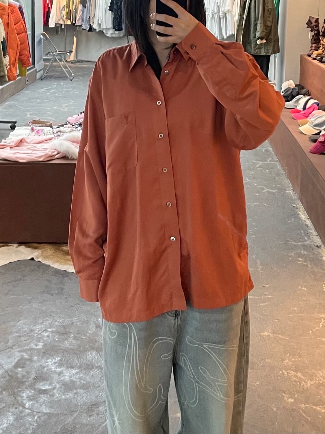 입생로랑 버튼다운 셔츠 H1884 상품이미지1