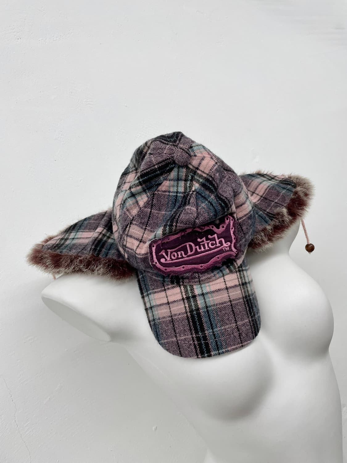 본더치 체크 트루퍼 햇 *레어 상품이미지6