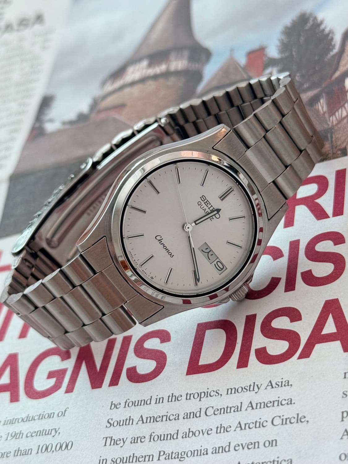 Seiko 세이코 쿼츠 Chronos Day-Date 1980 상품이미지4