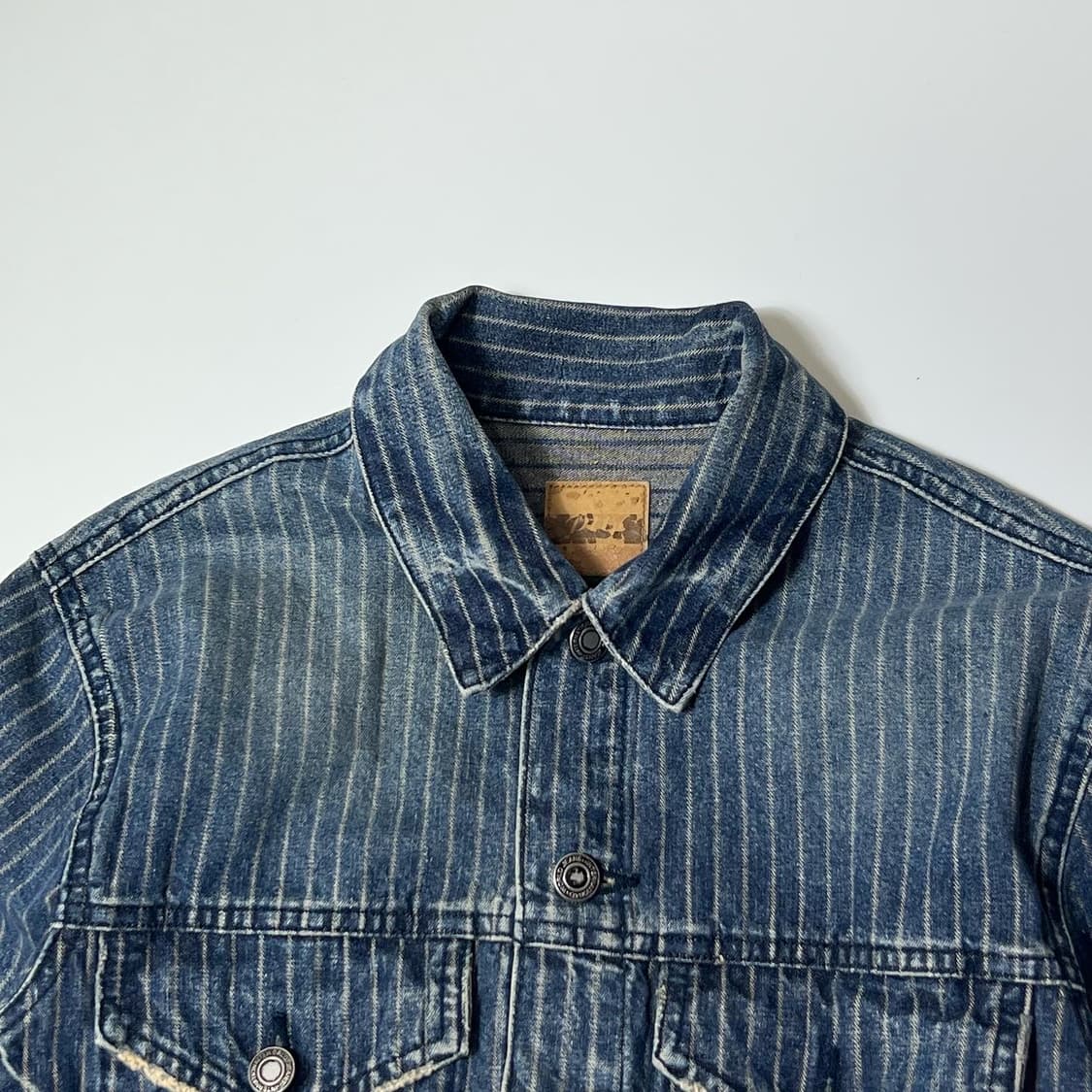 Power to the people 데님 트러커 자켓 상품이미지2