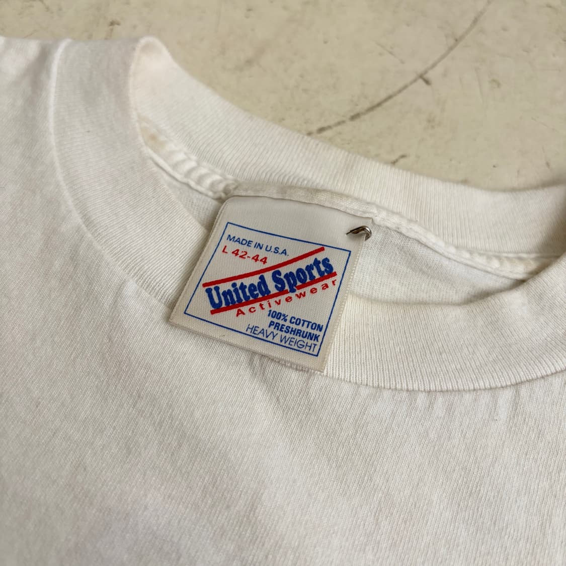 90s USA 빈티지 싱글스티치 반팔티 L 상품이미지7