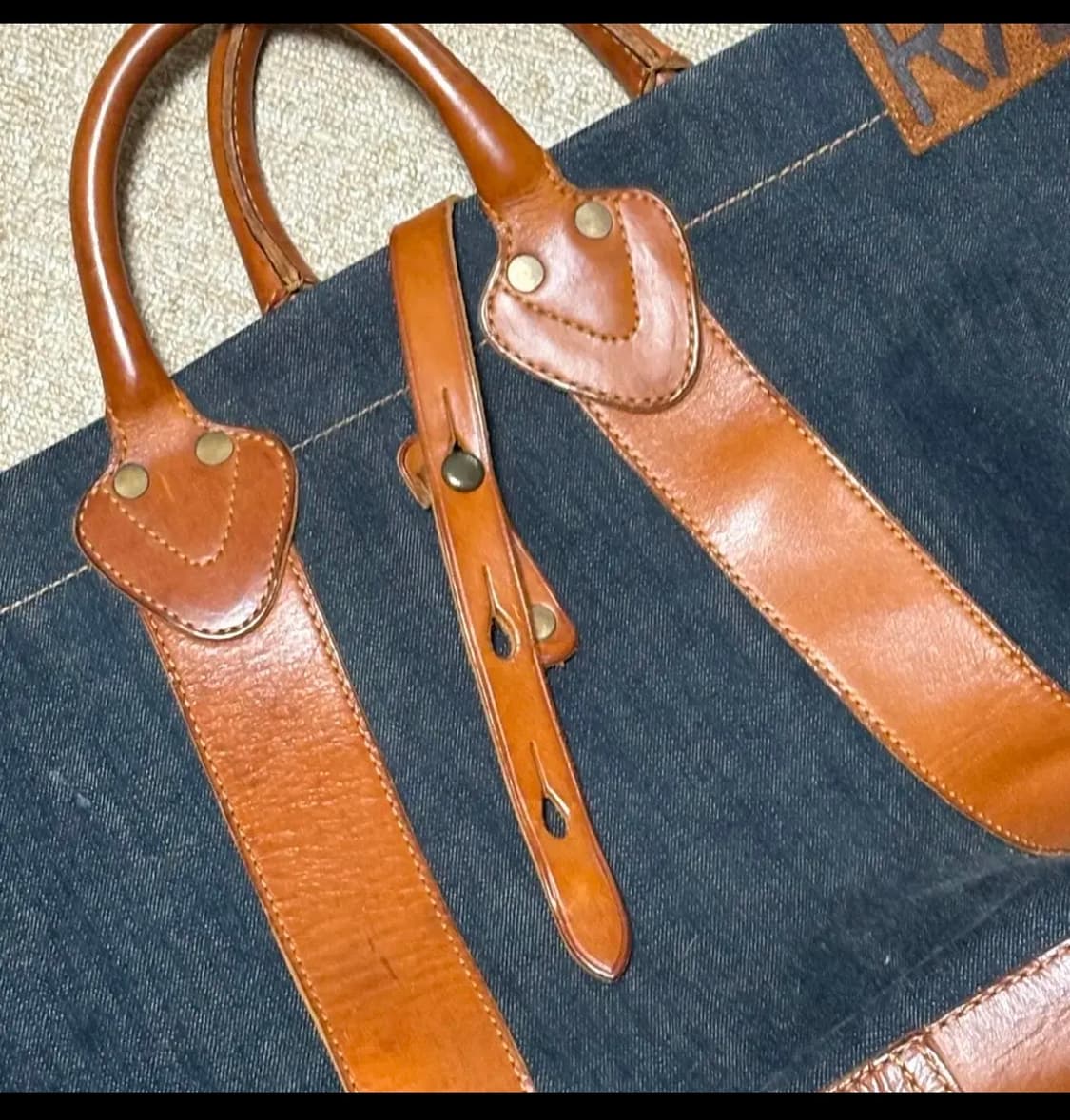 RRL 데님 토트백 상품이미지3