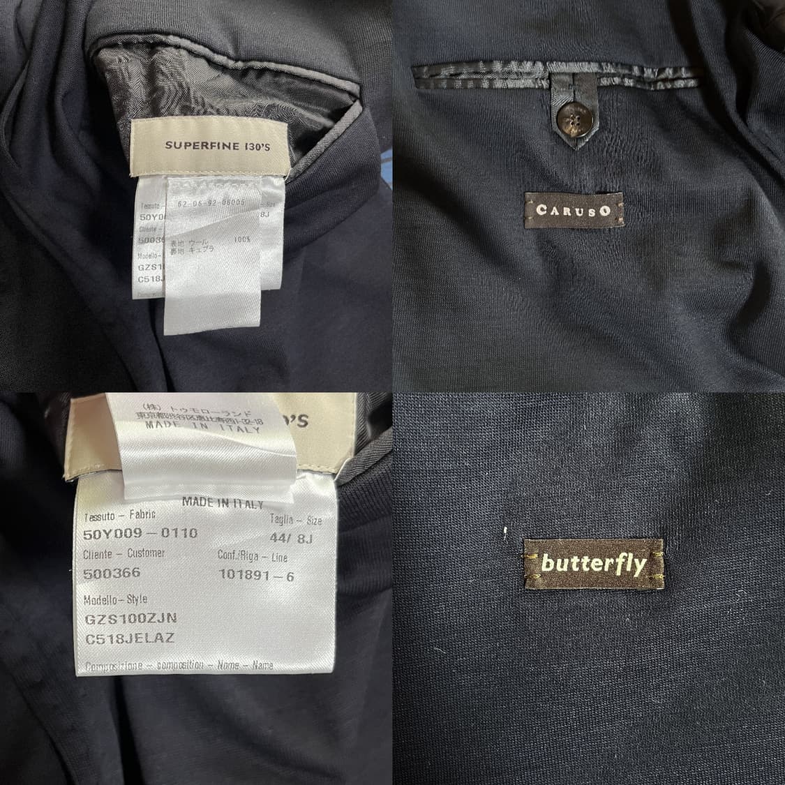 카루소 Caruso 여름 자켓 버터플라이 Made in Italy 상품이미지10
