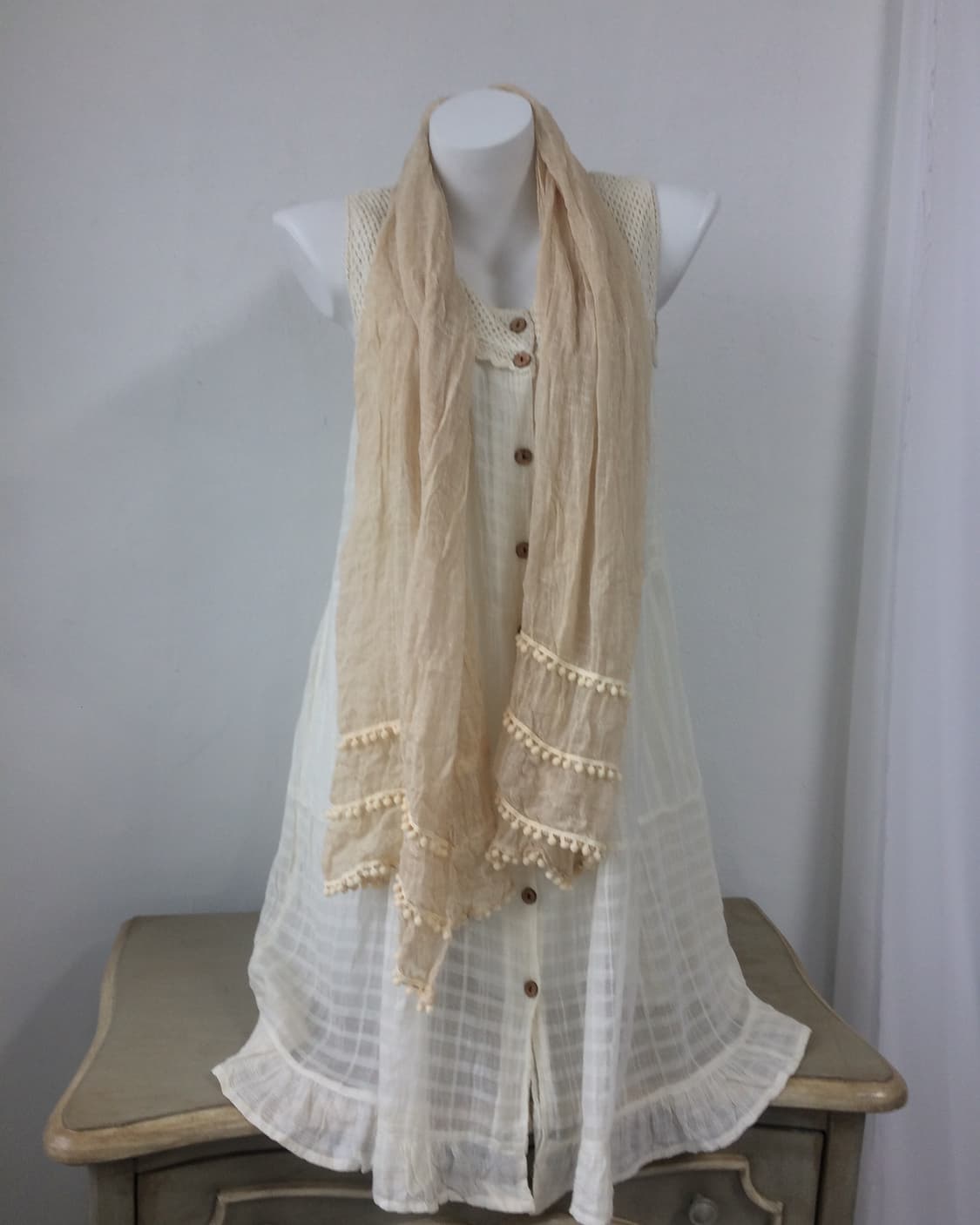 pom pom point scarf 상품이미지4