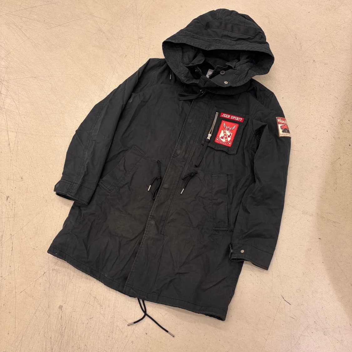 지프 패치 야상 자켓 상품이미지1