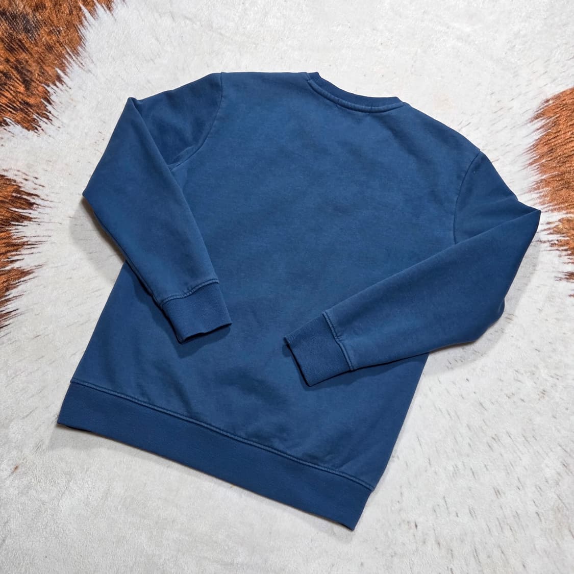 버커루 약기모 딥블루 레터링 맨투맨 상품이미지4