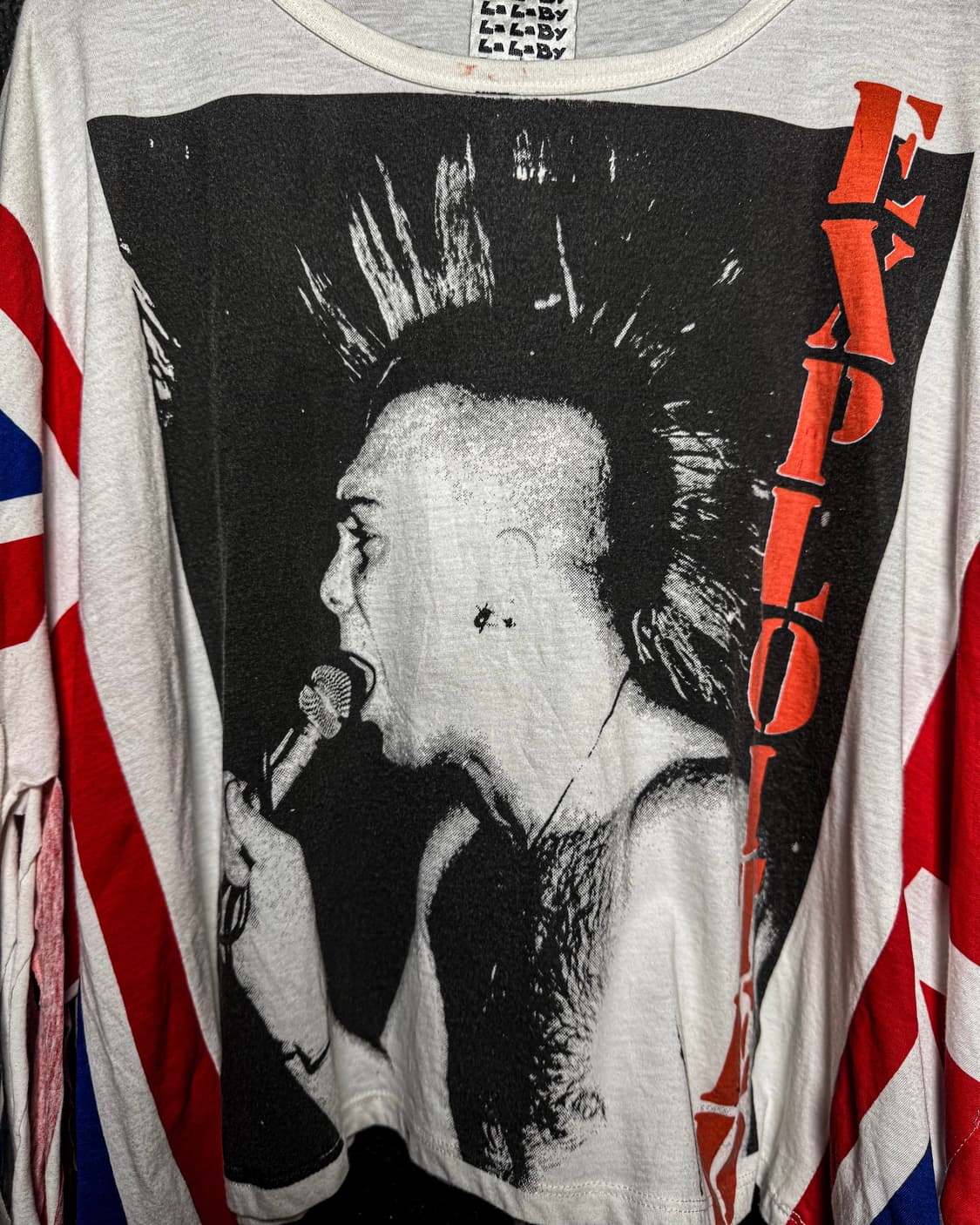 The Exploited – Fringe Cut-off Punk Top  상품이미지3