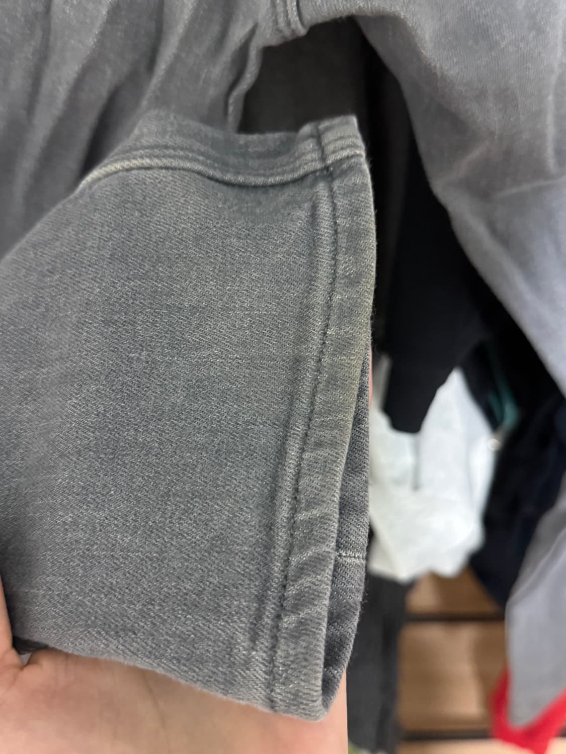 Theory 슬림핏 그레이 진 32 상품이미지6