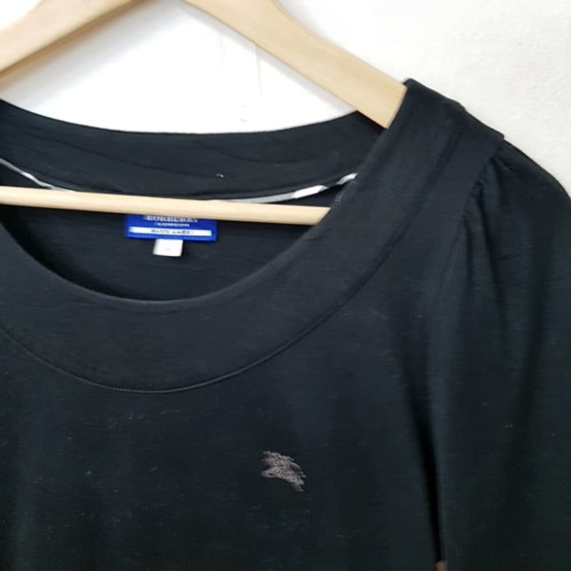 BURBERRY 버버리 블루라벨 롱 블라우스 블랙 상품이미지4