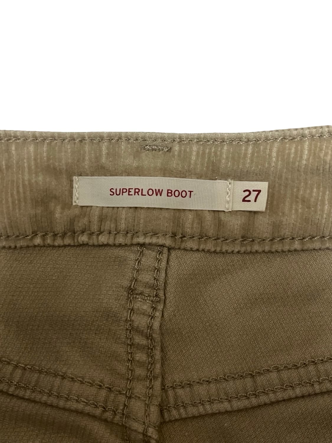 리바이스 SUPERLOW BOOT 코듀로이 팬츠 27 상품이미지5