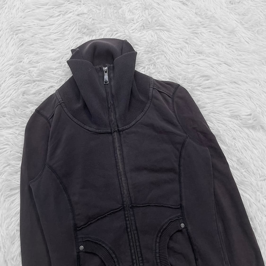 디젤 하이넥 스웻 집업 자켓 다크그레이 상품이미지6