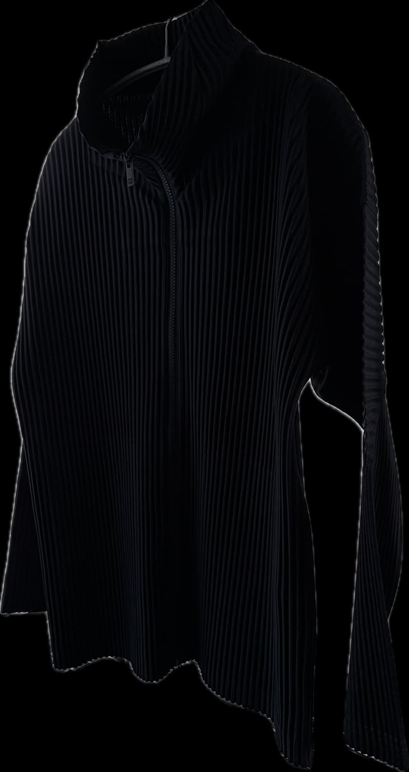 옴므플리세 집업 네이비 2size 상품이미지2