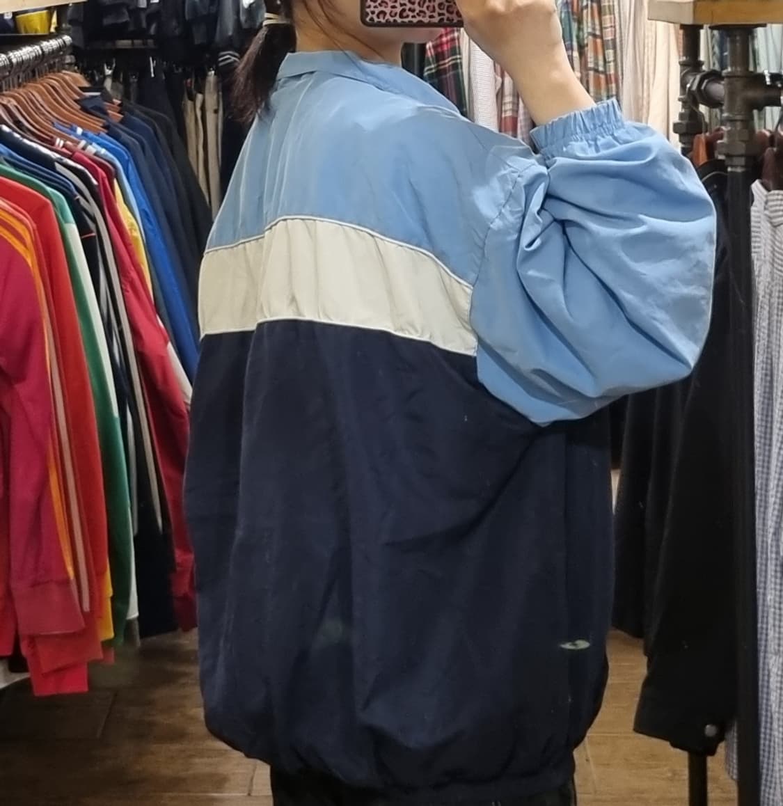 [Hi] nike 나이키 바람막이 네이비/스카이블루 상품이미지5