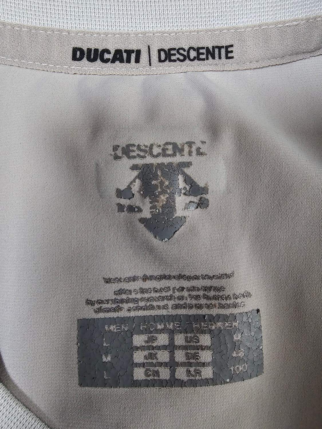 데상트 두카티 쿨링 오버핏 반팔티셔츠 100(L) 상품이미지4