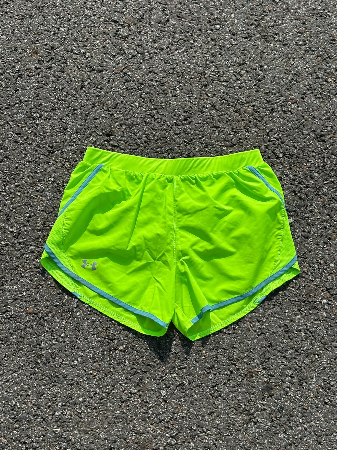 [M] 언더아머 여성 형광 러닝 쇼츠 반바지 상품이미지1