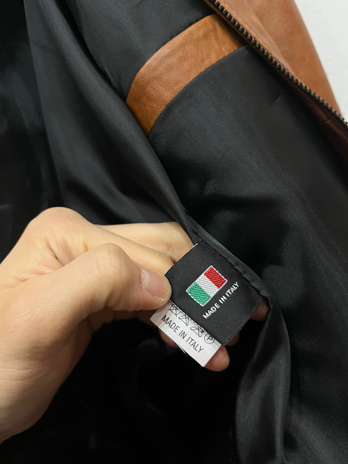 VERA PELLE 베라펠레 레더 바이커 자켓 Made in ITALY 상품이미지8