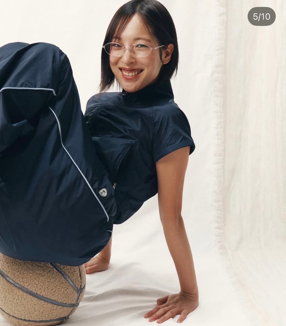 SUU 스마트어반유즈풀 코이세이오 퍼커링 윈드브레이커 네이비 상품이미지2