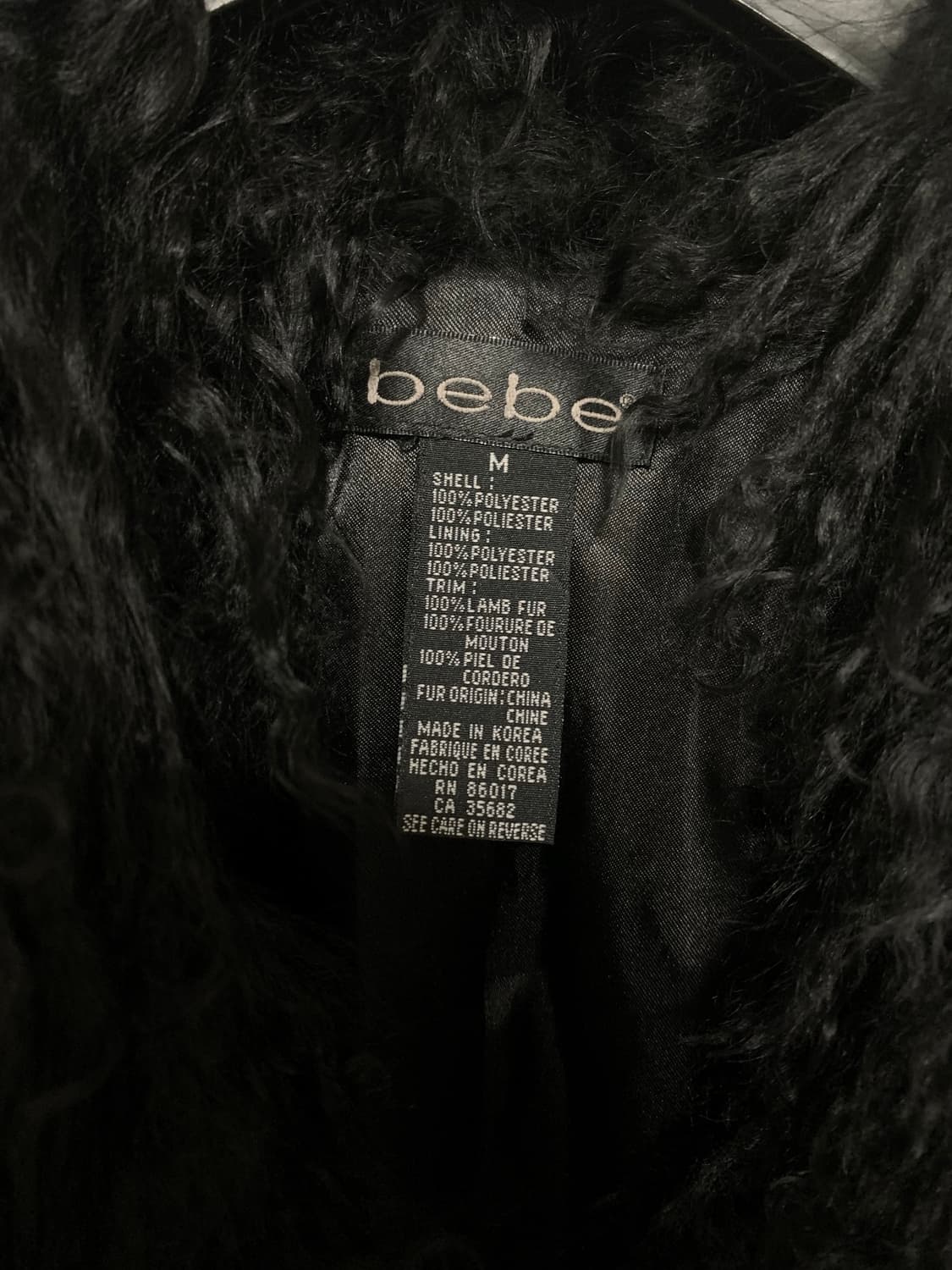 vintage black fur coat 상품이미지7