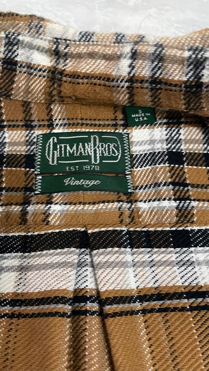 깃먼빈티지 체크셔츠 상품이미지3