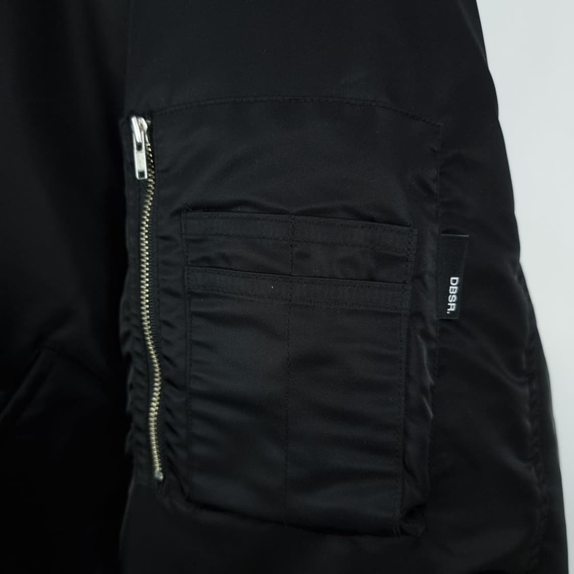 [덤브스트럭 DBSR] 오버사이즈 MA-1 봄버 자켓 블랙 M18542 상품이미지6