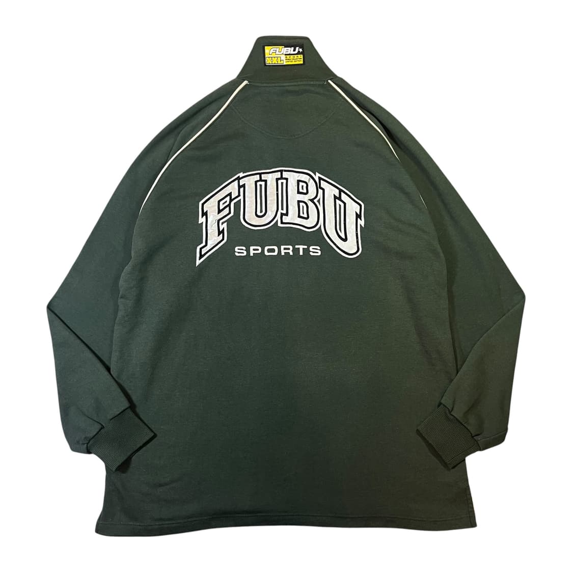 FUBU 후부 올드스쿨 빅로고 반집업 맨투맨 상품이미지1