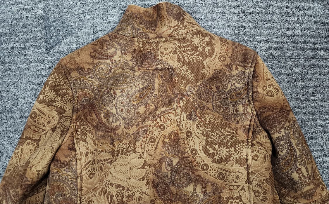 랄프로렌 팔로미노 페이즐리 페이크 스웨이드 무스탕 집업 코트 M 상품이미지5