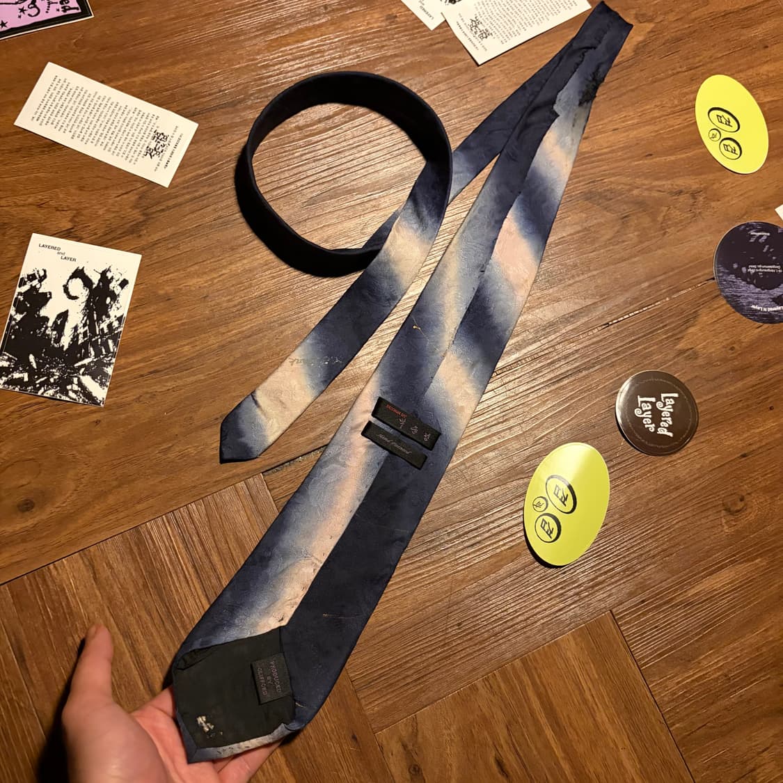 박윤정 hand painted silk tie 상품이미지4