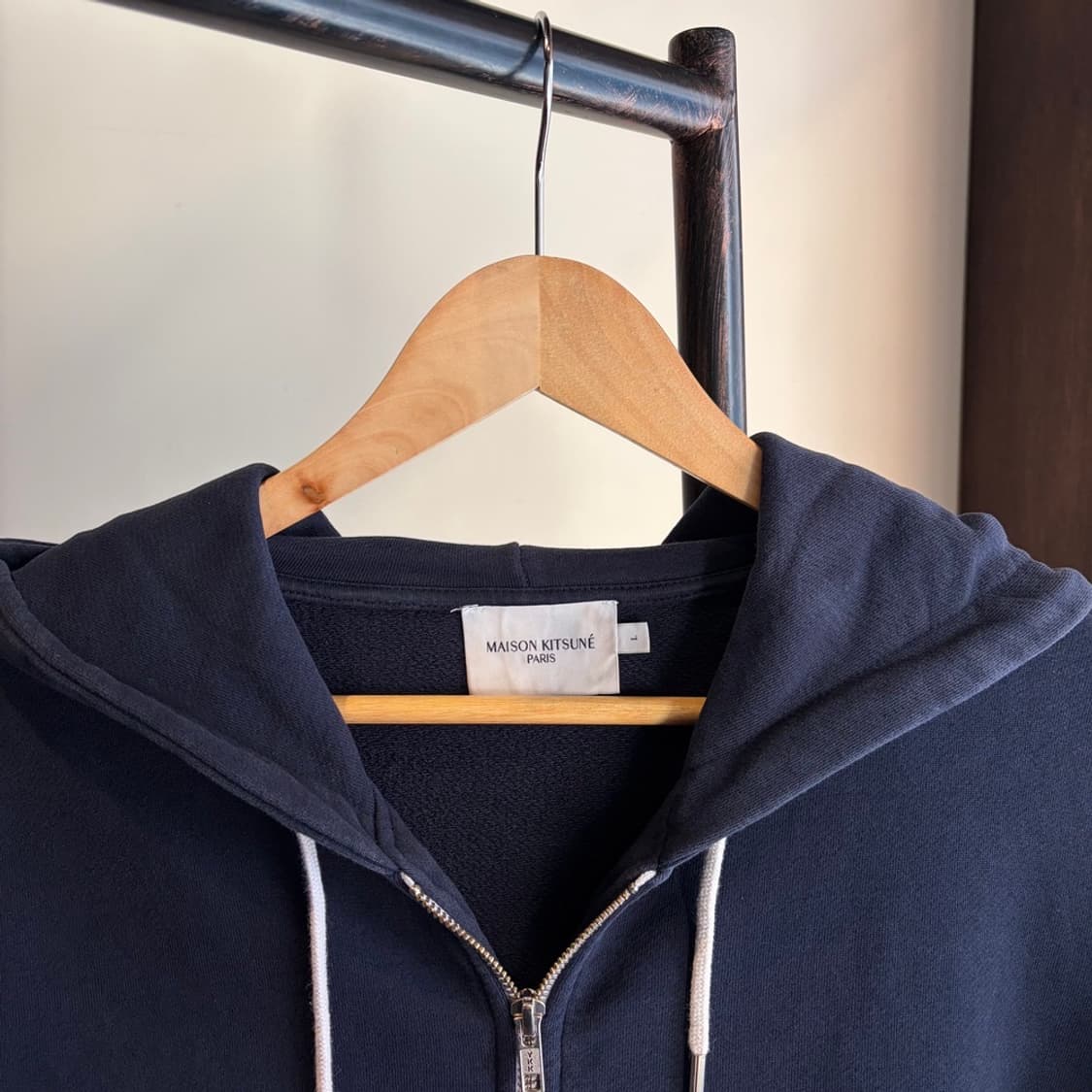 15857 - 메종키츠네 트리컬러 폭스 후드 집업 상품이미지5