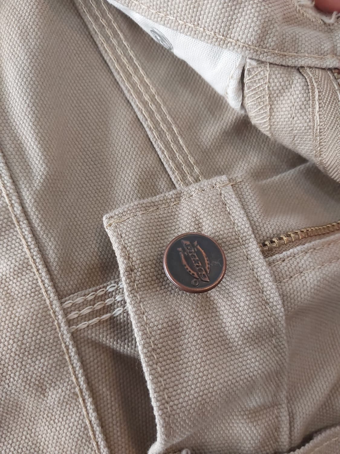 디키즈 1939 덕 캔버스 카펜터 팬츠 데저트 샌드 상품이미지2