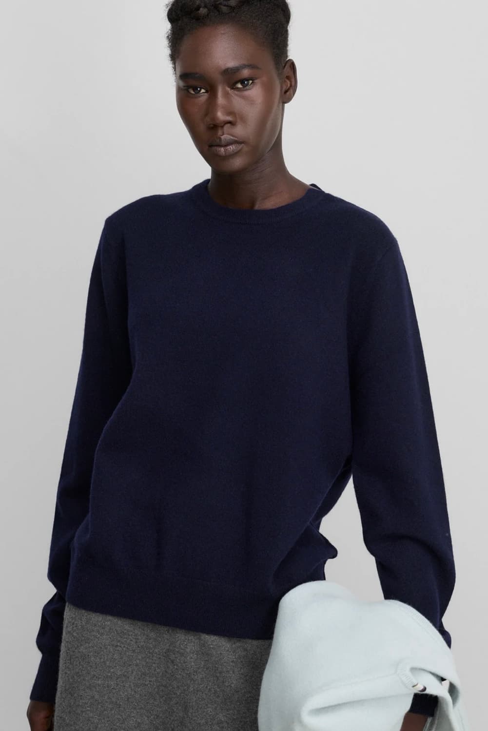 [F]익스트림캐시미어 26ss be classic 니트/네이비 상품이미지2