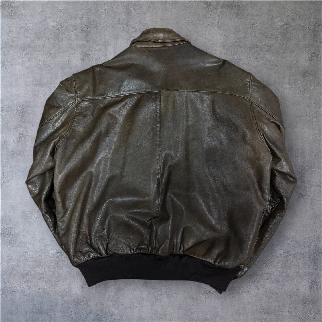 USA made)엘엘빈(llbean) A-2 레더자켓 46 상품이미지3