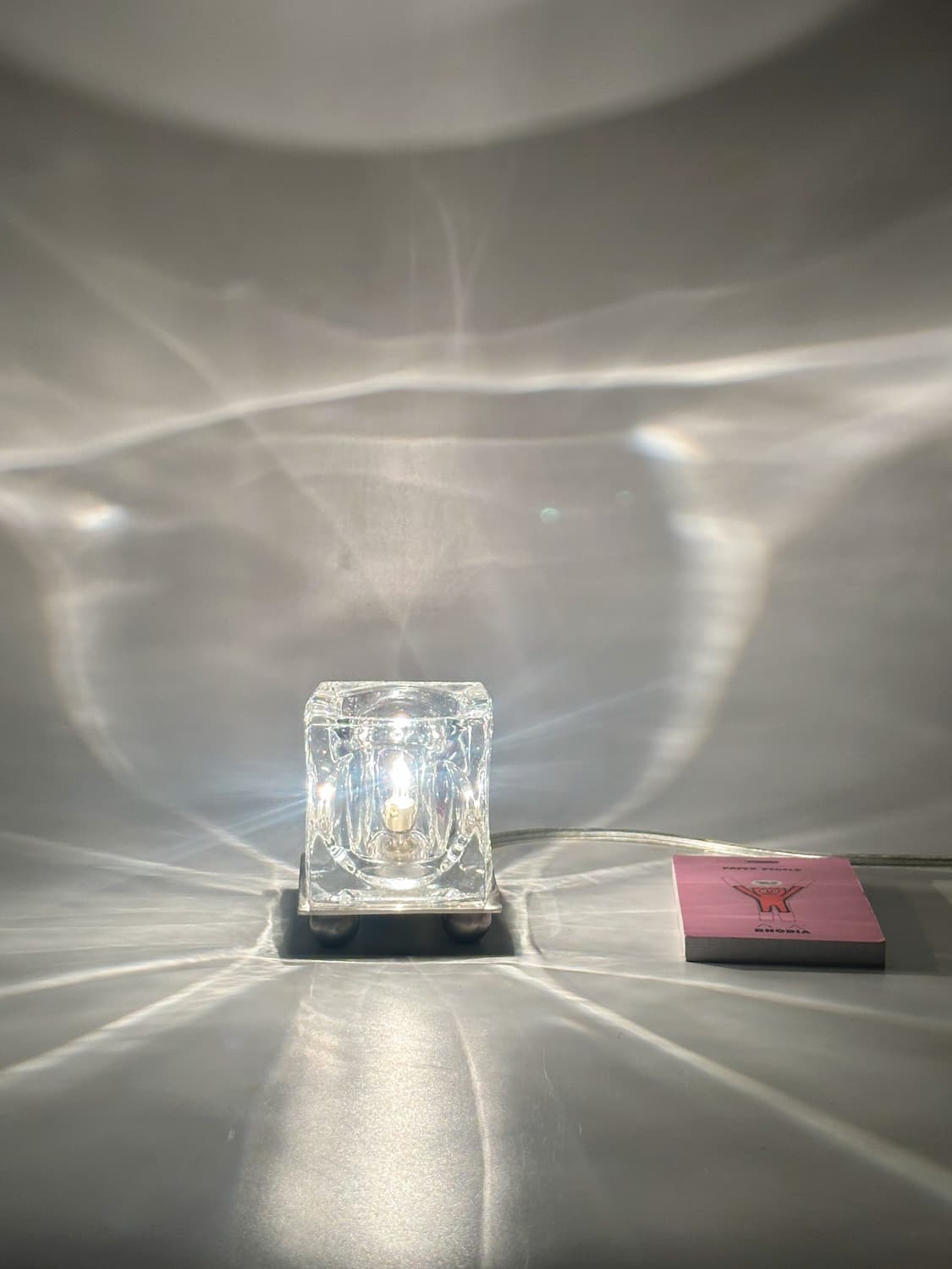 90’s 유럽 Vendeheg 아이스 큐브 빈티지 조명 테이블 앤틱 상품이미지5