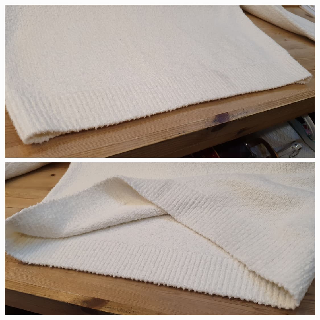 105/88.COS 부클 화이트 니트(공용) 상품이미지6