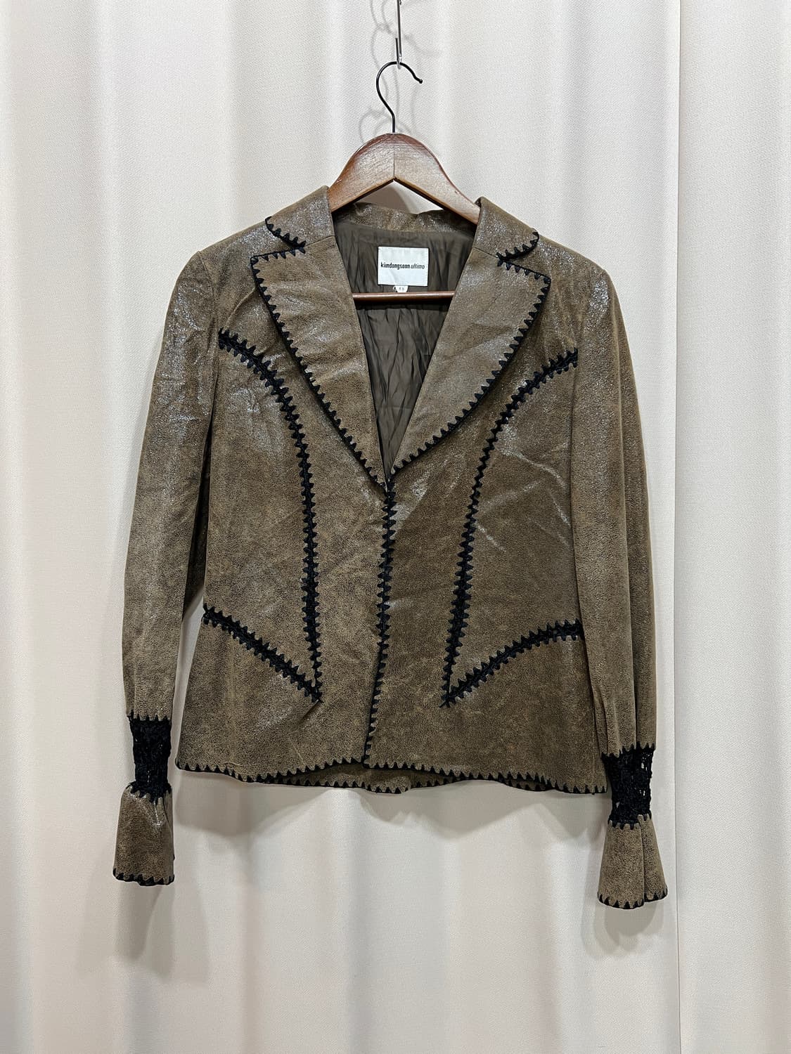 김동순 여성 돈피 디테일 자켓  상품이미지2