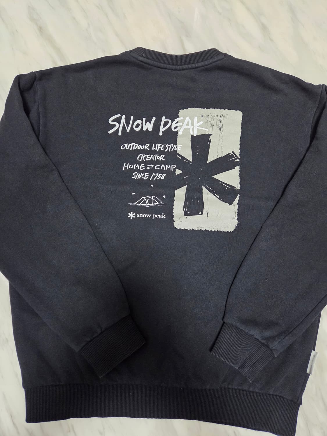 스노우피크 아스타리스크 공용 맨투맨 상품이미지1