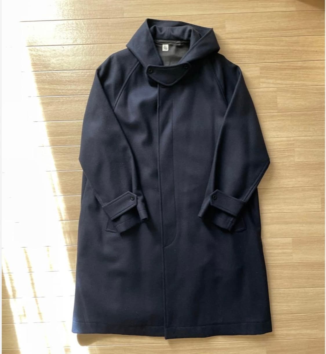 캡틴선샤인 후드 코트 super 120's wool 상품이미지1