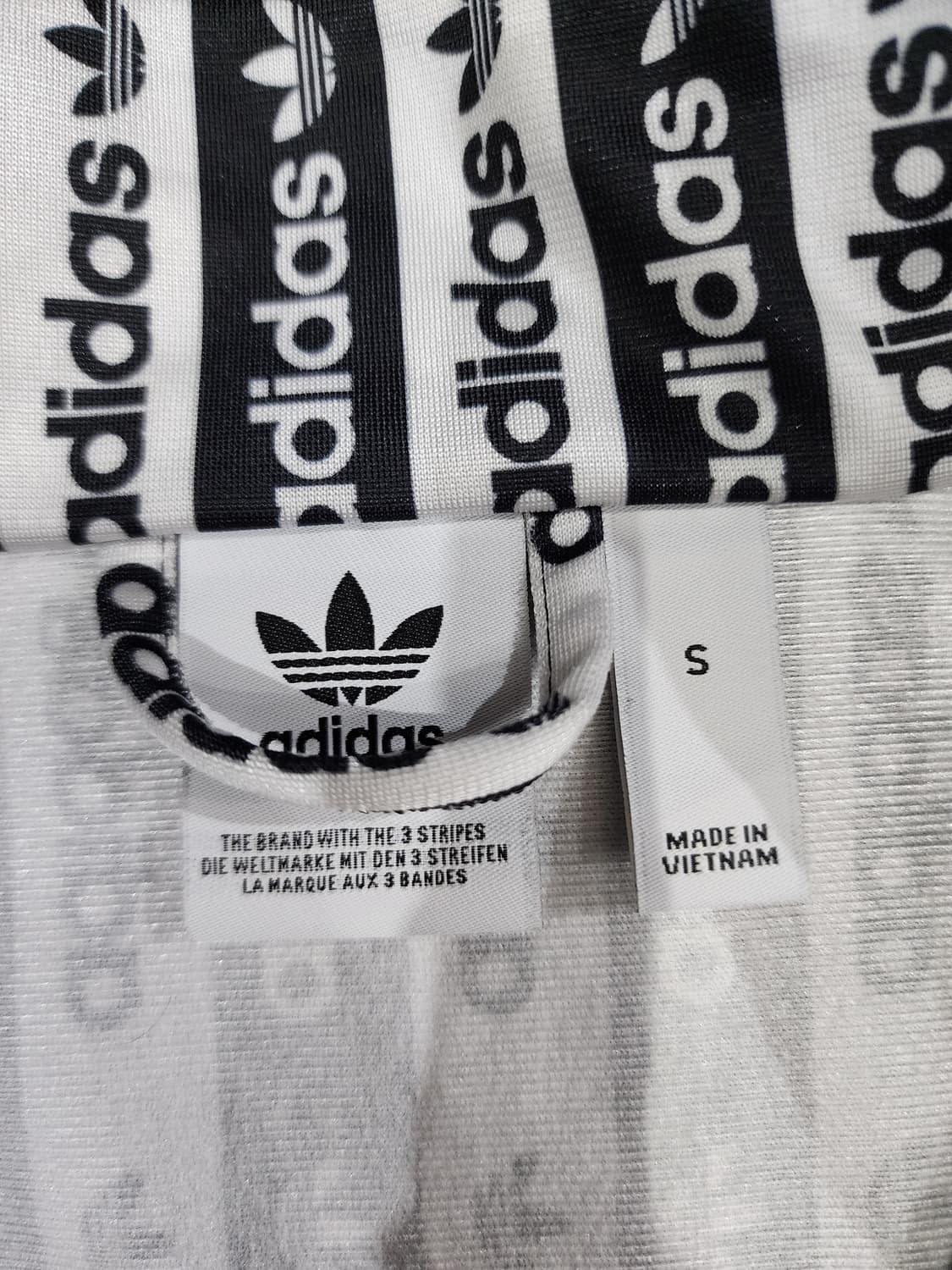 아디다스 스트라이프 로고 크롭 트랙탑 집업 자켓  S 상품이미지7