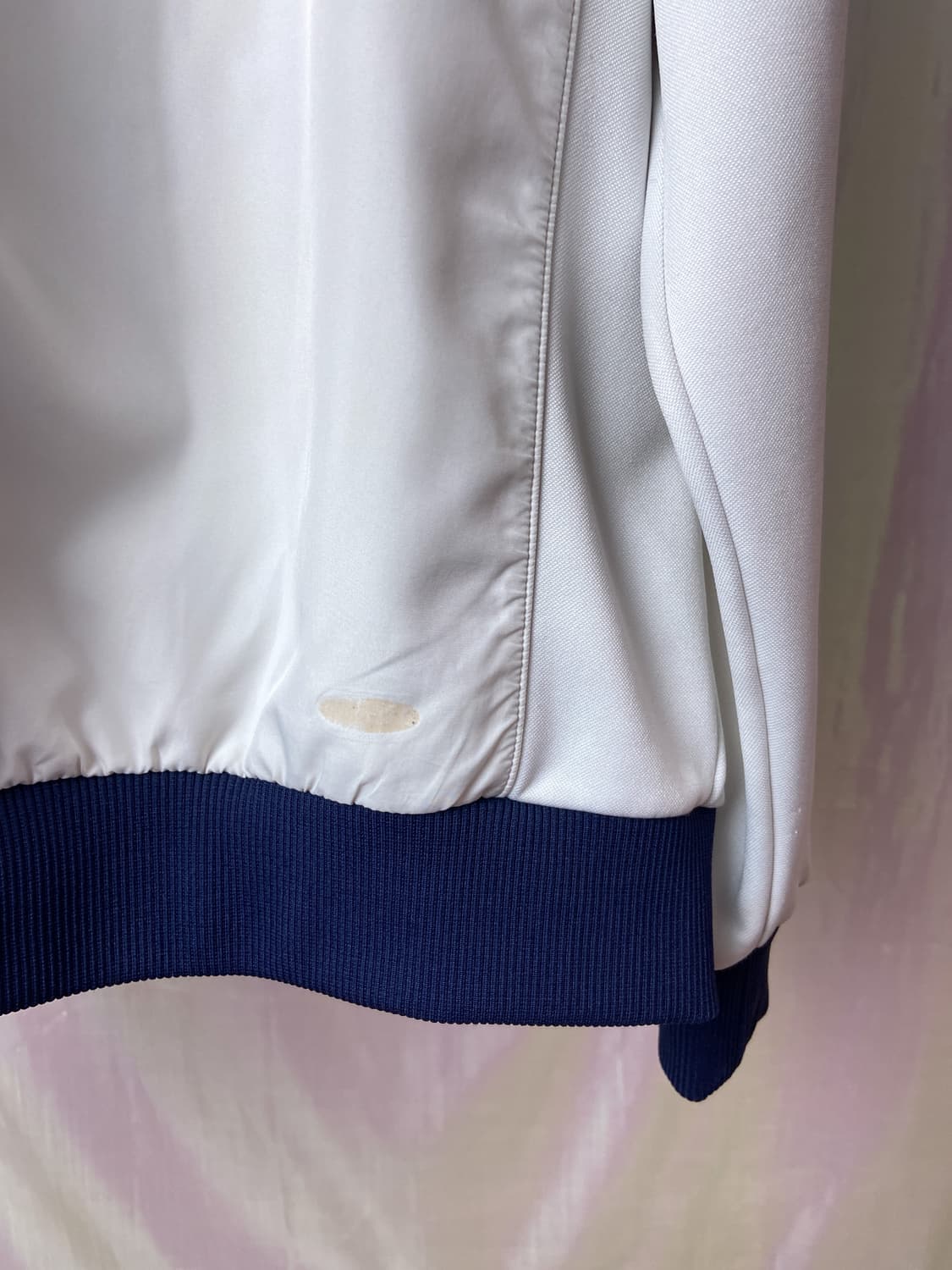 아디다스 화이트 블루 글리터삼선 져지 집업  상품이미지8