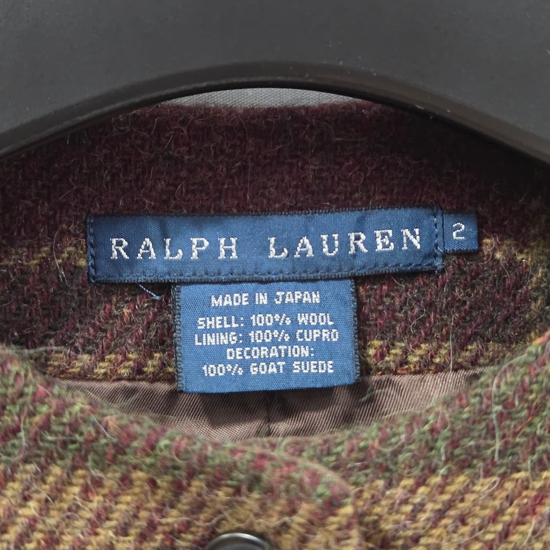 폴로랄프로렌 우먼 체크 울 자켓 2 상품이미지2