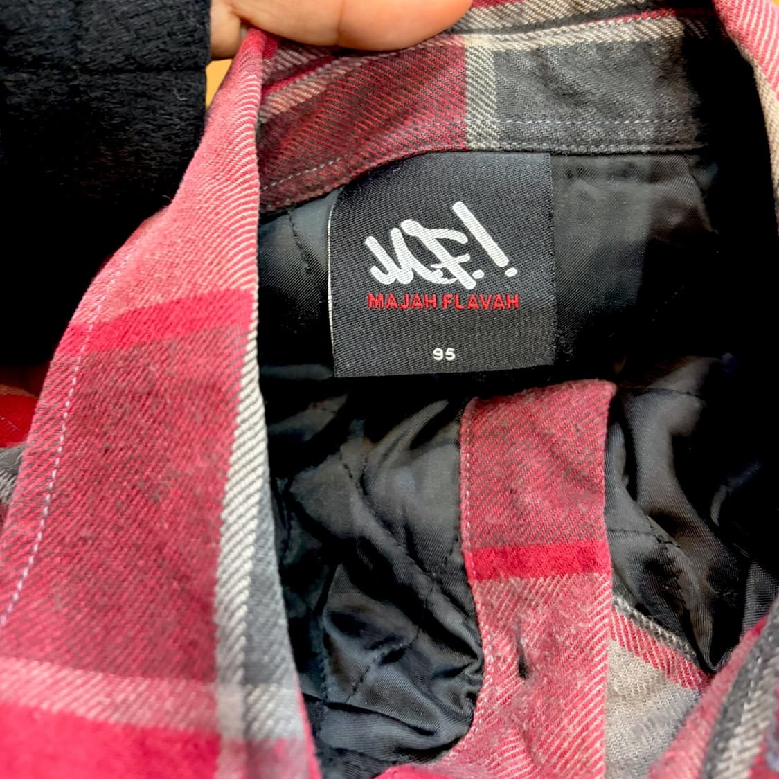 Majah Flavah 퀼팅 워크 셔츠 자켓 (L) 상품이미지6