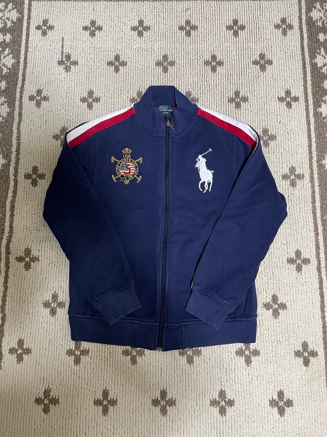 폴로 랄프로렌 빅포니 성조기 집업 상품이미지1