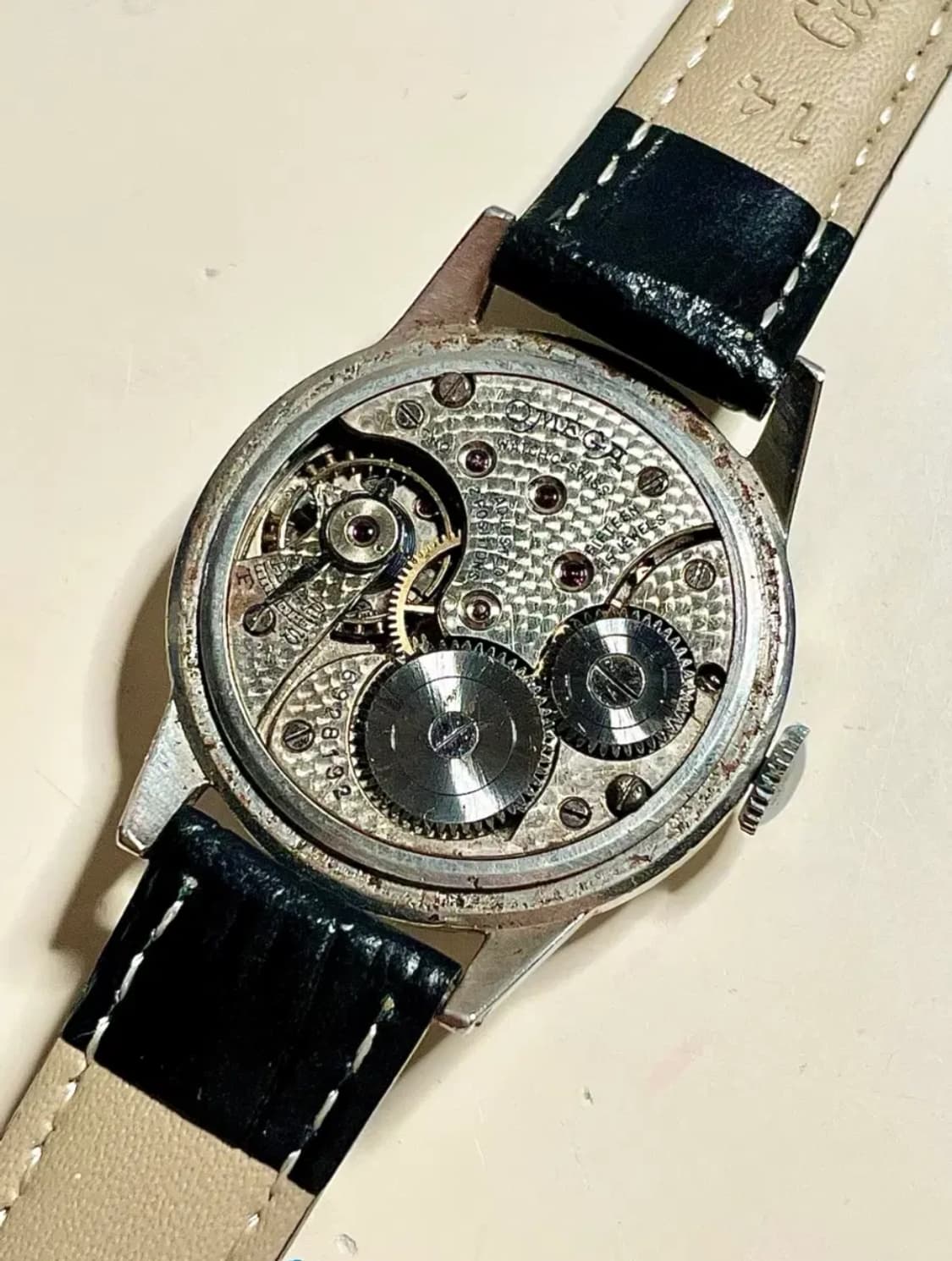 1920년대 빈티지 오메가 수동 시계 OMEGA 청침 엔틱 상품이미지2