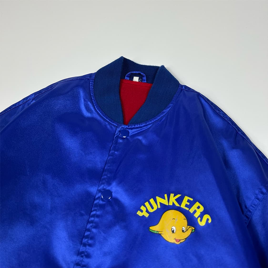 YUNKERS 글로시 빈티지 블루종 상품이미지3