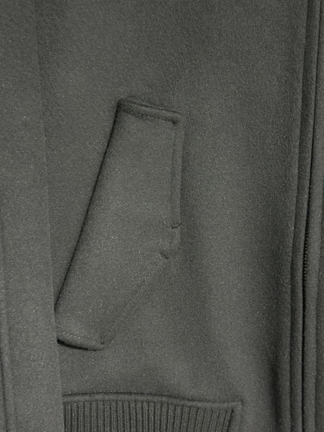 (새상품/M) 아트이프액츠 캐시미어 세인트 해링턴자켓 블랙 상품이미지4