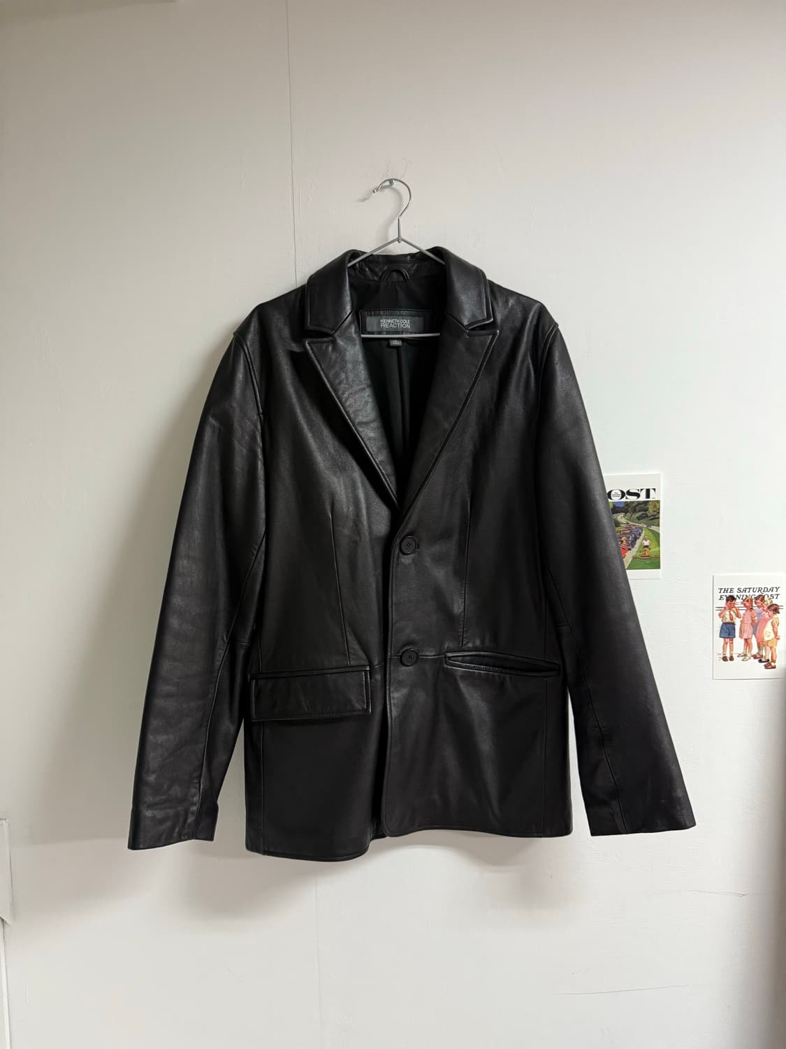 Real leather single jacket  상품이미지1