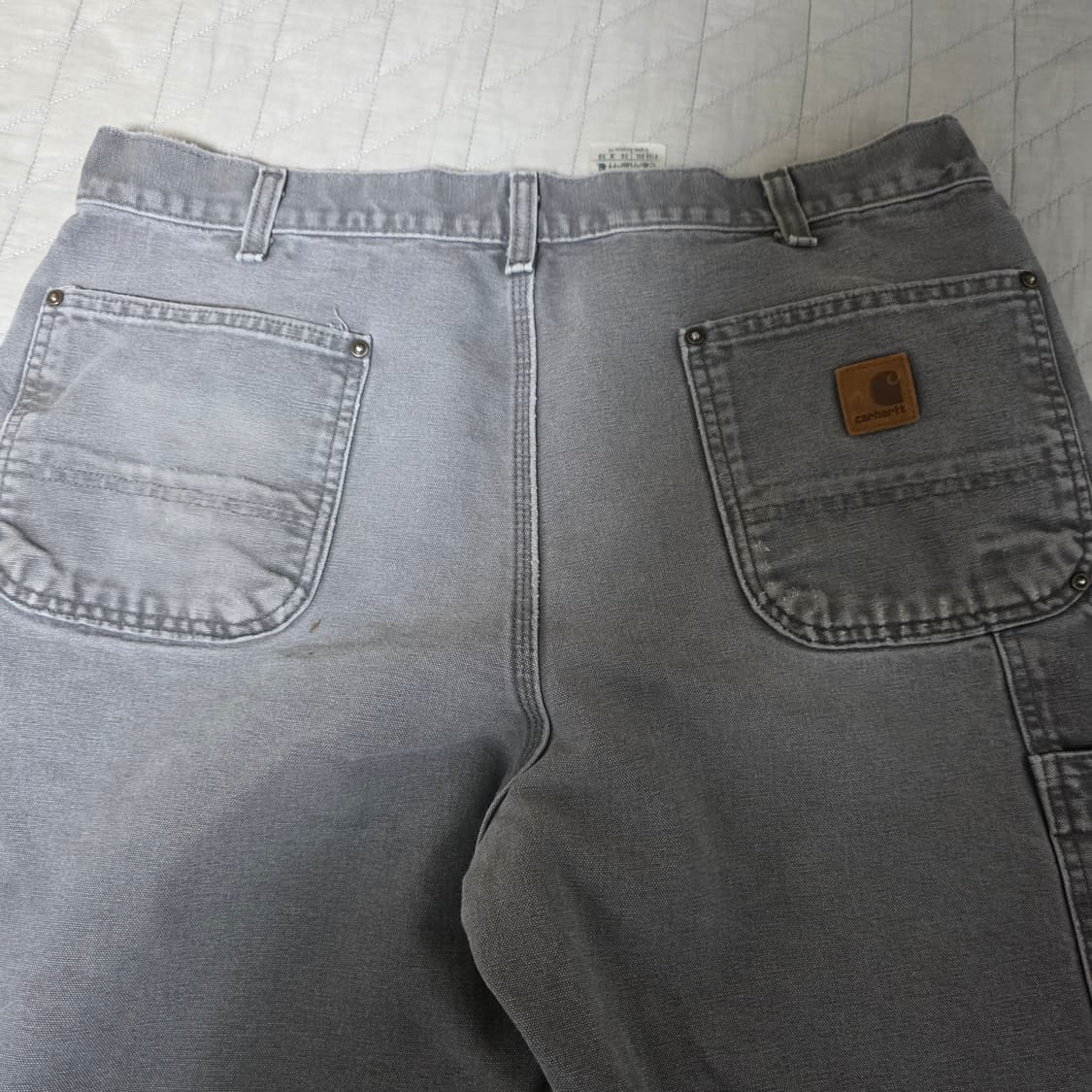 [38X30] 빈티지 칼하트 더블니 B136 GVL 하드페이드 G-5 상품이미지6