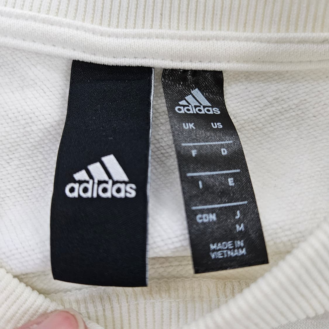 [M] 아디다스 빅로고 아이보리 맨투맨 0115YH1 상품이미지2