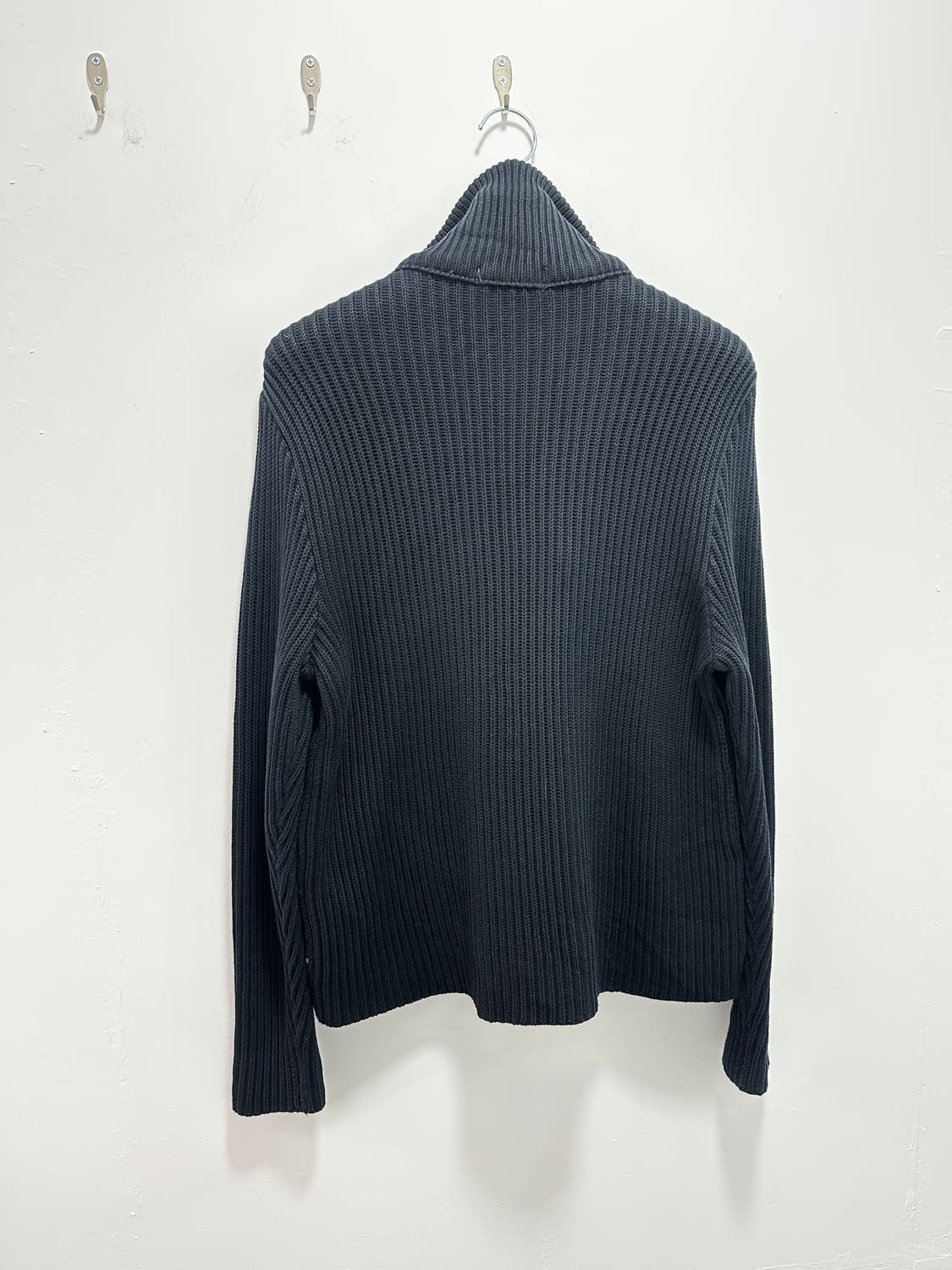 ZARA MAN genuine leather fur knit zip up 상품이미지6