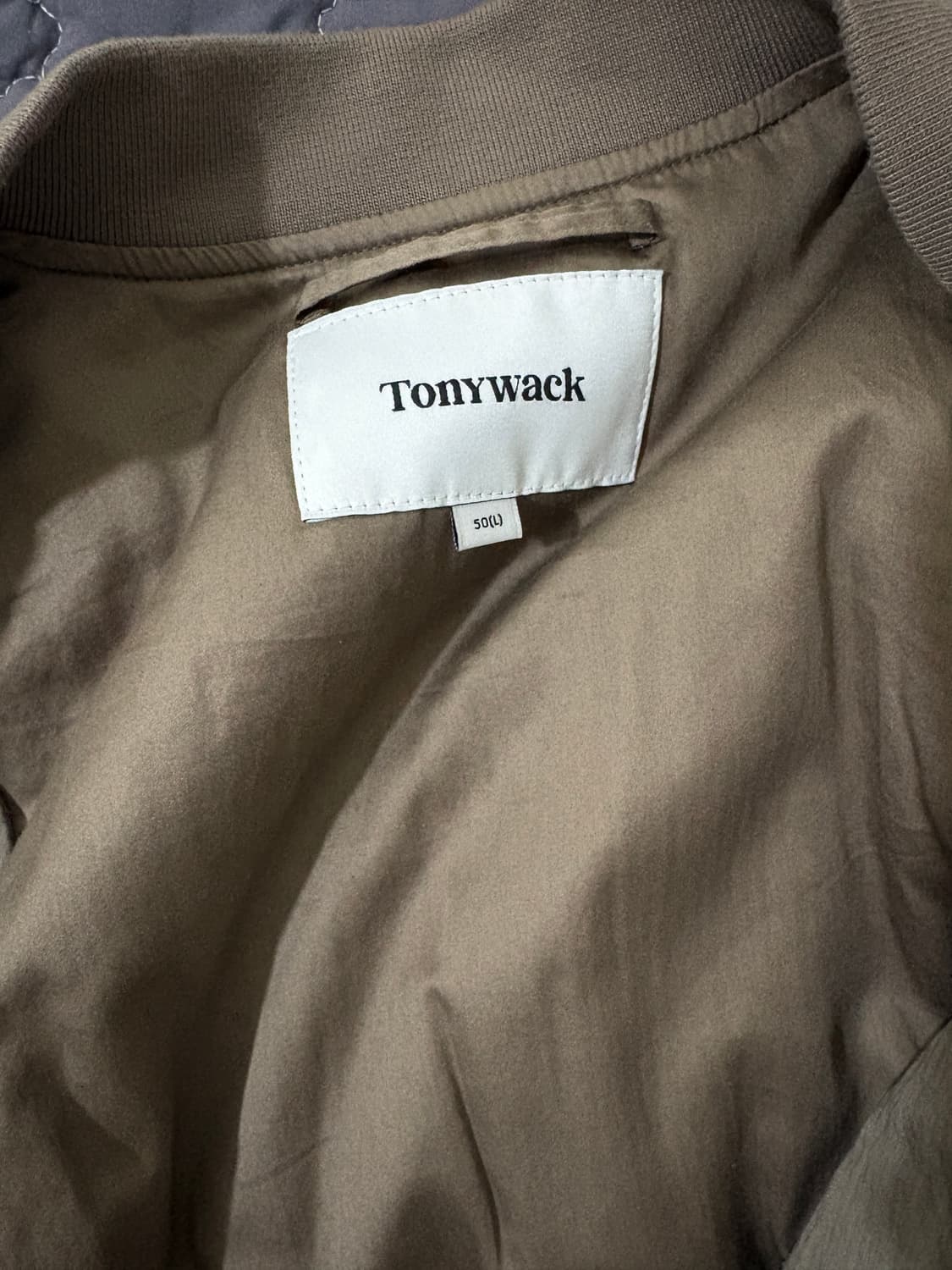 [L] 토니웩 실크 봄버 (올리브) 상품이미지4