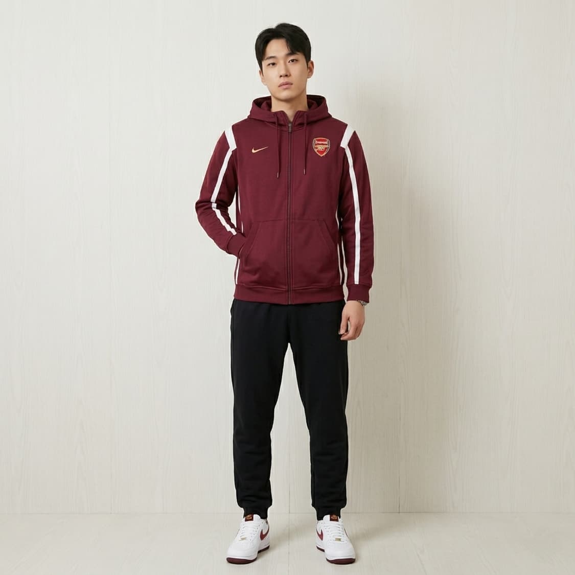 나이키 x 아스널 FC 후드 집업 자켓 상품이미지1